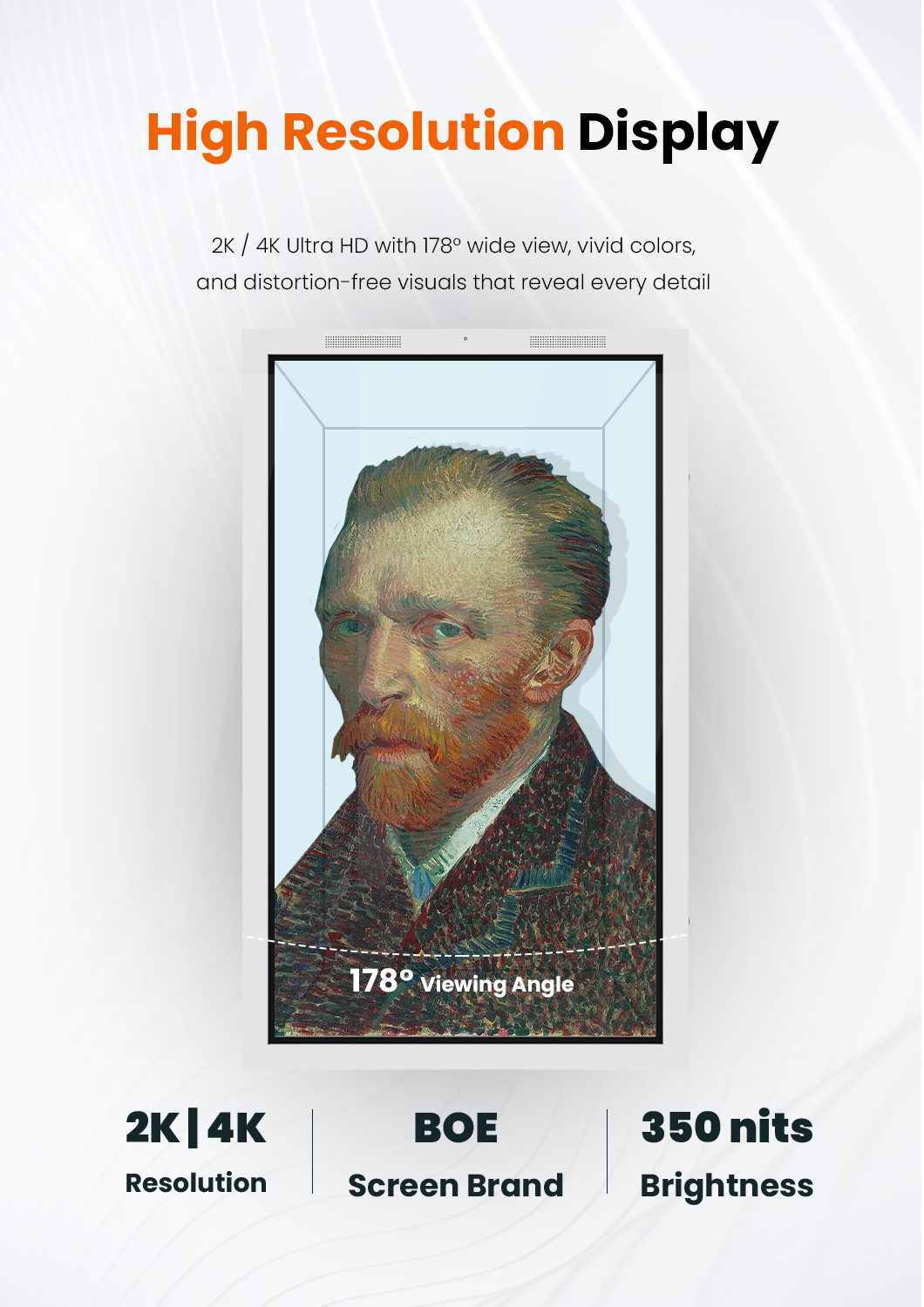 HD interactive 3D hologram box