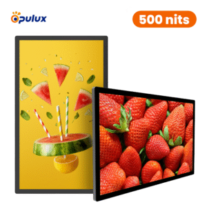 32-98 Inch Digital Signage Wall-Mounted Ultra-Slim LCD Display Non-Touch/Touch Screen Android with CMS System for Store