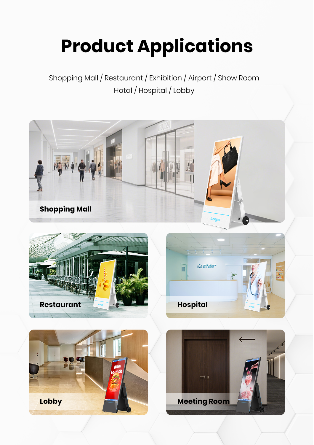 advertising digital poster applications