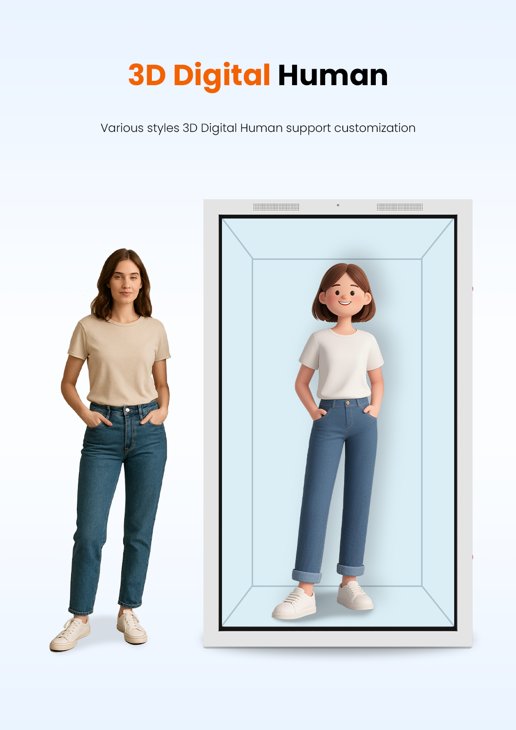 interactive 3D digital human