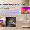 portable mobile TV touchscreen response time