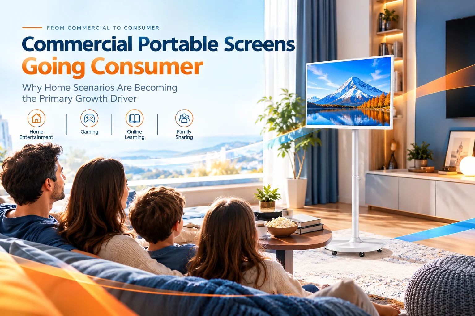 Commercial Portable Screens Going Consumer