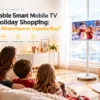 Portable Smart Mobile TV for Holiday Shopping