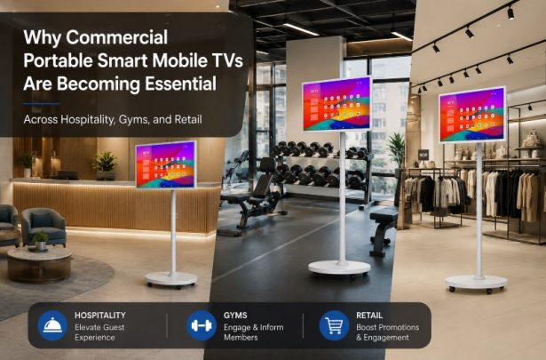 Commercial Portable Smart Mobile TVs
