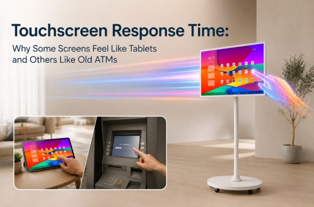 portable mobile TV touchscreen response time